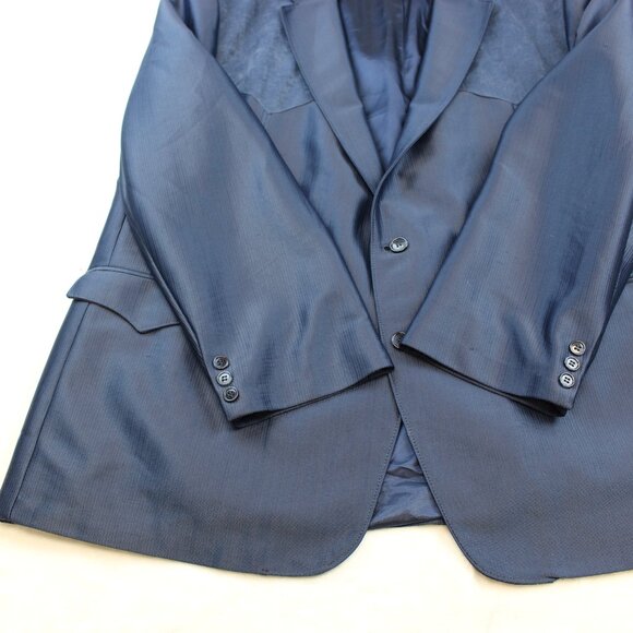 Vintage Circle S Texas Western Boise Two-Button Rodeo Cowboy Blazer Mens 54R - Picture 8 of 12